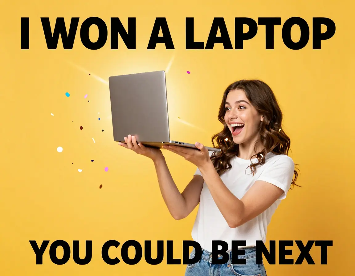 Join Now for a Chance to Win a Laptop